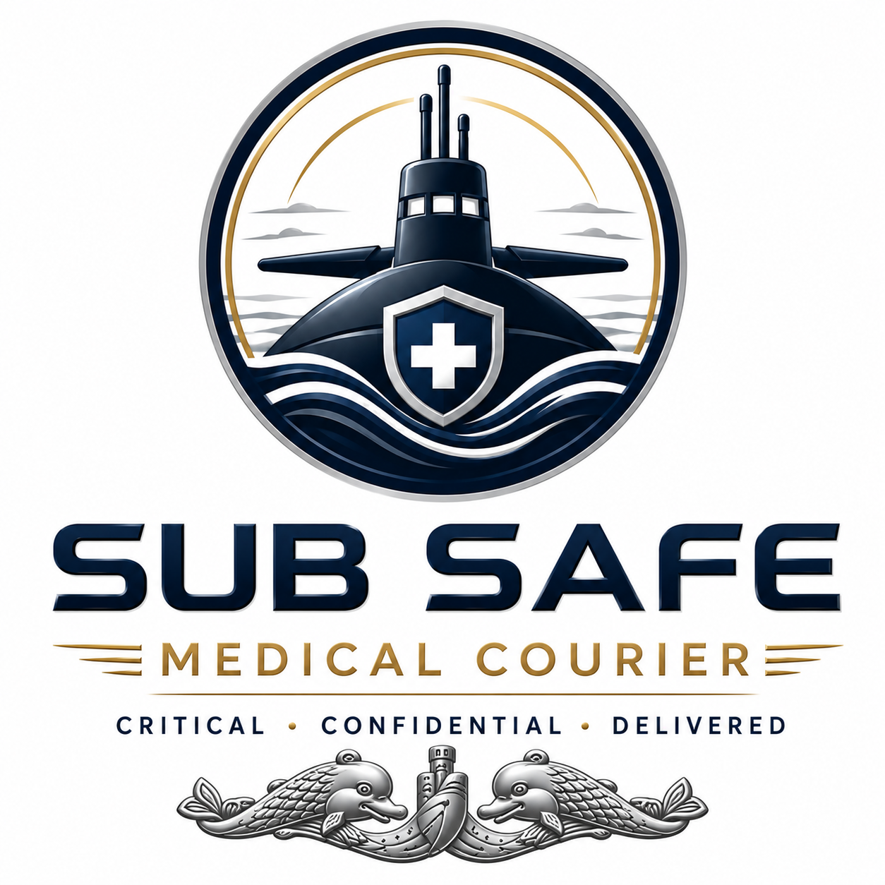 Sub Safe Medical Courier Logo